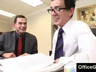 office studs love gay porn and own nude